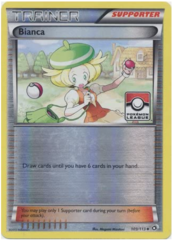 Bianca - 109/113 - Promotional - Mirror Holo Pokemon league Froakie Season 2014